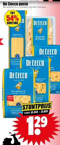 Dirk De Cecco pasta aanbieding