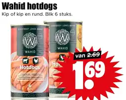 Dirk Wahid hotdogs aanbieding