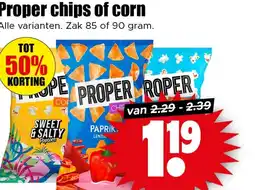 Dirk Proper chips of corn aanbieding