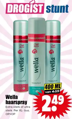Dirk Wella haarspray aanbieding