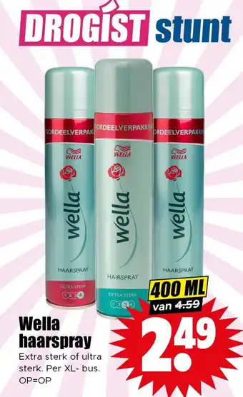 Dirk Wella haarspray aanbieding