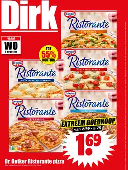 Dirk Dr. Oetker Ristorante pizza aanbieding