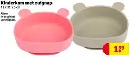 Kruidvat Kinderkom met zuignap aanbieding