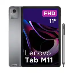 Bol.com Lenovo Tab M11 + Pen - 4GB/128GB - Grijs aanbieding