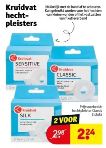 Kruidvat Kruidvat hechtpleisters aanbieding