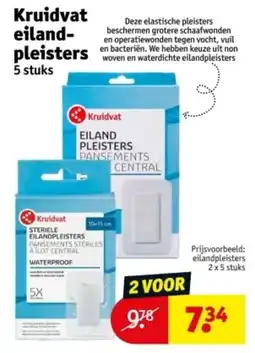 Kruidvat Kruidvat eilandpleisters aanbieding
