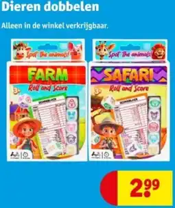 Kruidvat Dieren dobbelen aanbieding