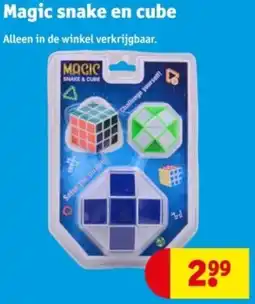 Kruidvat Magic snake en cube aanbieding