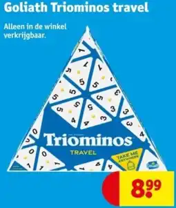 Kruidvat Goliath Triominos travel aanbieding