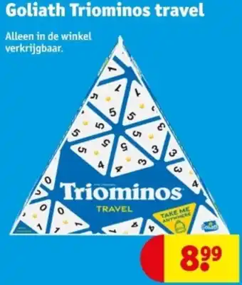 Kruidvat Goliath Triominos travel aanbieding