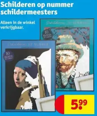 Kruidvat Schilderen op nummer schildermeesters aanbieding