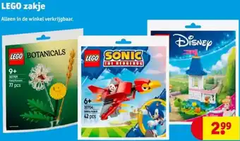 Kruidvat LEGO zakje aanbieding