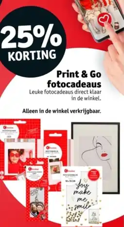 Kruidvat Print & Go fotocadeaus aanbieding