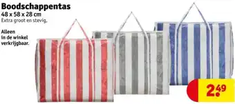 Kruidvat Boodschappentas aanbieding
