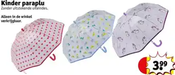 Kruidvat Kinder paraplu aanbieding