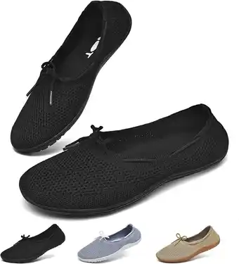 Amazon Geweo Dames Ballerina Slip On Platte Schoenen Elegant Ballet Shoes Casual Comfortabel Zacht aanbieding