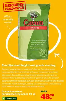 Welkoop Cavom Compleet hondenvoeding adult aanbieding