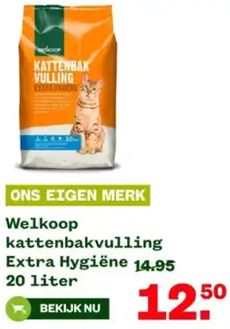 Welkoop Welkoop kattenbakvulling Extra Hygiëne aanbieding
