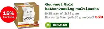 Welkoop Gourmet Gold kattenvoeding multipacks aanbieding