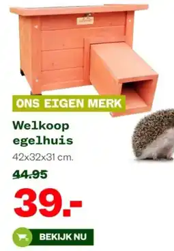 Welkoop Welkoop egelhuis aanbieding