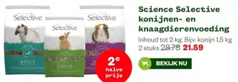 Welkoop Science Selective konijnen en knaagdierenvoeding aanbieding