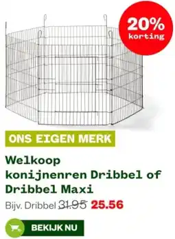 Welkoop Welkoop konijnenren Dribbel of Dribbel Maxi aanbieding