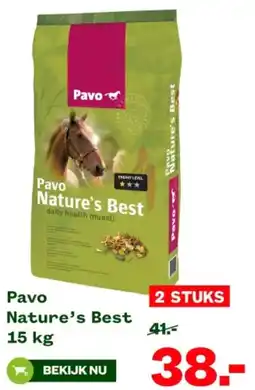 Welkoop Pavo Nature's Best aanbieding