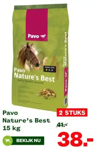 Welkoop Pavo Nature's Best aanbieding