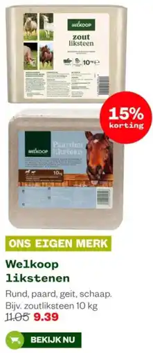 Welkoop Welkoop likstenen aanbieding