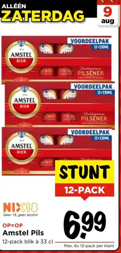 Vomar Voordeelmarkt Amstel Pils aanbieding