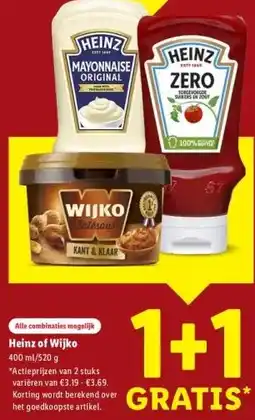 Lidl Heinz of Wijko aanbieding