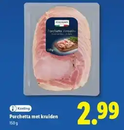 Lidl Porchetta met kruiden aanbieding