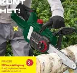 Lidl 20V accu-kettingzaag aanbieding