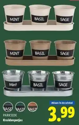 Lidl Kruidenpotjes aanbieding