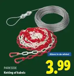 Lidl Ketting of kabels aanbieding