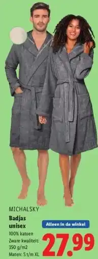 Lidl Badjas unisex aanbieding