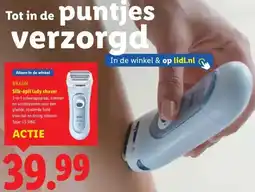 Lidl Silk-épil lady shaver aanbieding