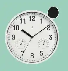 Lidl Wandklok met meter en hygrometer aanbieding