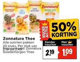 Vomar Voordeelmarkt Zonnatura Thee aanbieding