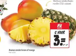 Jumbo Ananas zonder kroon of mango aanbieding