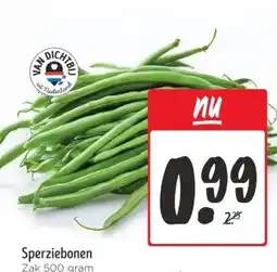 Jumbo Sperziebonen aanbieding