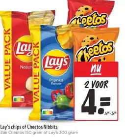 Jumbo Lay's chips of Cheetos Nibbits aanbieding
