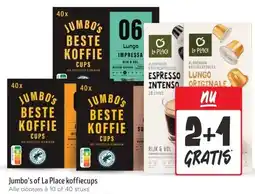 Jumbo Jumbo's of La Place koffiecups aanbieding