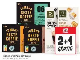 Jumbo Jumbo's of La Place koffiecups aanbieding