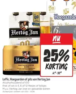 Jumbo Leffe, Hoegaarden of pils van Hertog Jan aanbieding