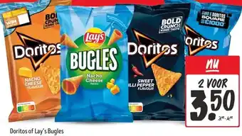 Jumbo Doritos of Lay's Bugles aanbieding