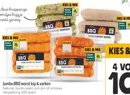 Jumbo Jumbo BBQ worst kip & varken aanbieding