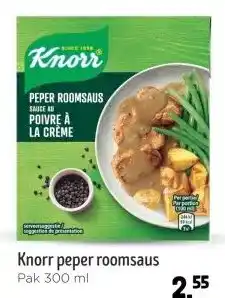 Jumbo Knorr peper roomsaus aanbieding