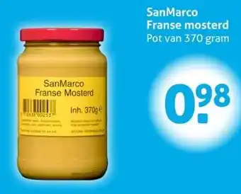 Hoogvliet SanMarco Franse mosterd aanbieding