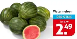 Hoogvliet Watermeloen aanbieding